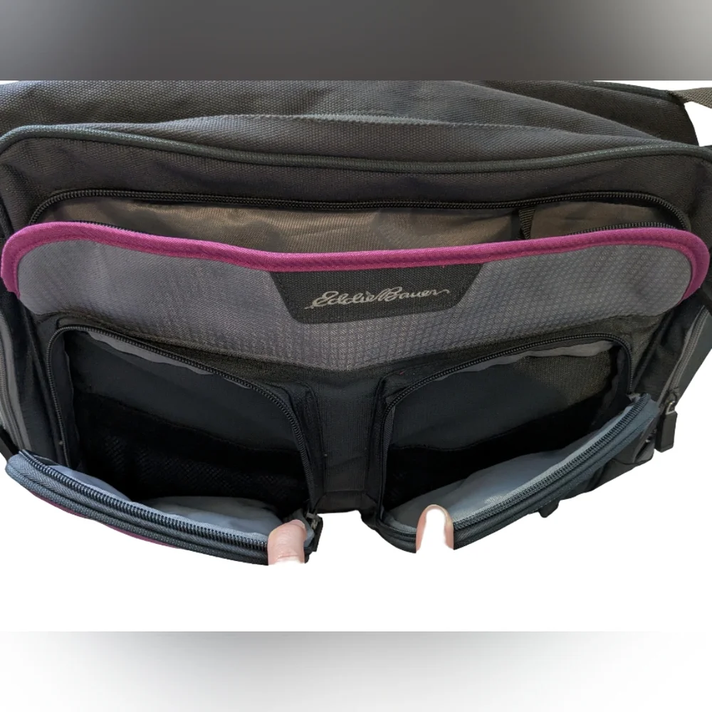 Eddie Bauer First Adventure Places & Spaces Duffel Diaper Bag No Changing Pad